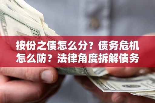 北京按份之债怎么分？债务危机怎么防？法律角度拆解债务分配与风险自保指南