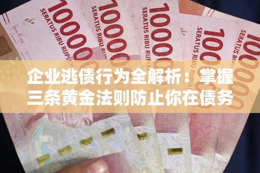 北京企业逃债行为全解析：掌握三条黄金法则防止你在债务乱局中“踩雷”