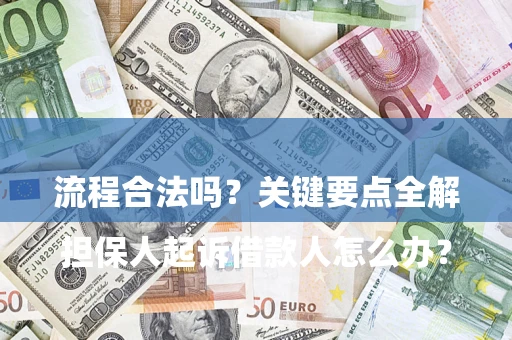 北京

担保人起诉借款人怎么办？流程合法吗？关键要点全解析