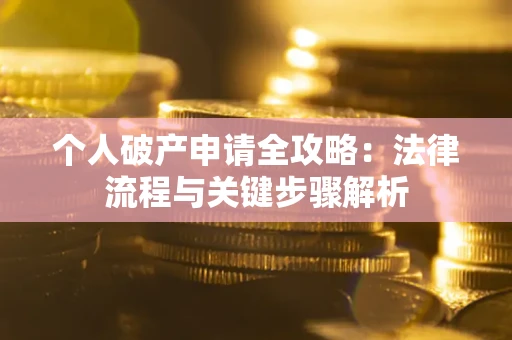 北京个人破产申请全攻略：法律流程与关键步骤解析