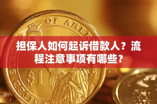 北京担保人如何起诉借款人？流程注意事项有哪些？